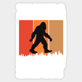 Yes I Have a Retirement Plan, I Plan on Finding Bigfoot Sasquatch Cryptid Funny Sticker